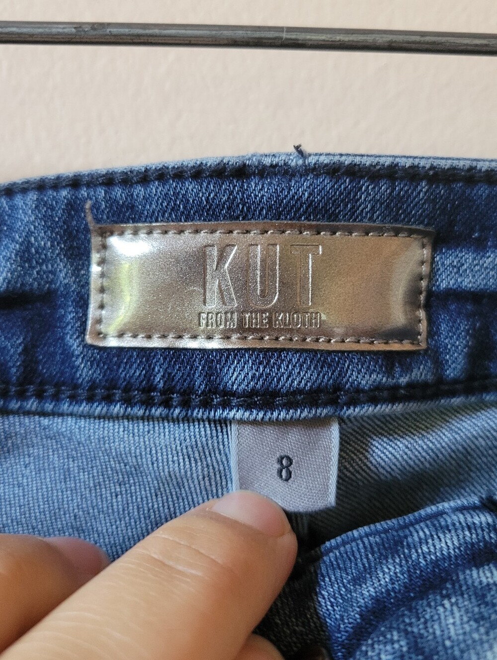 Kut From The Kloth Jean Medium Wash Wide Leg Jeans - Picture 3 of 5